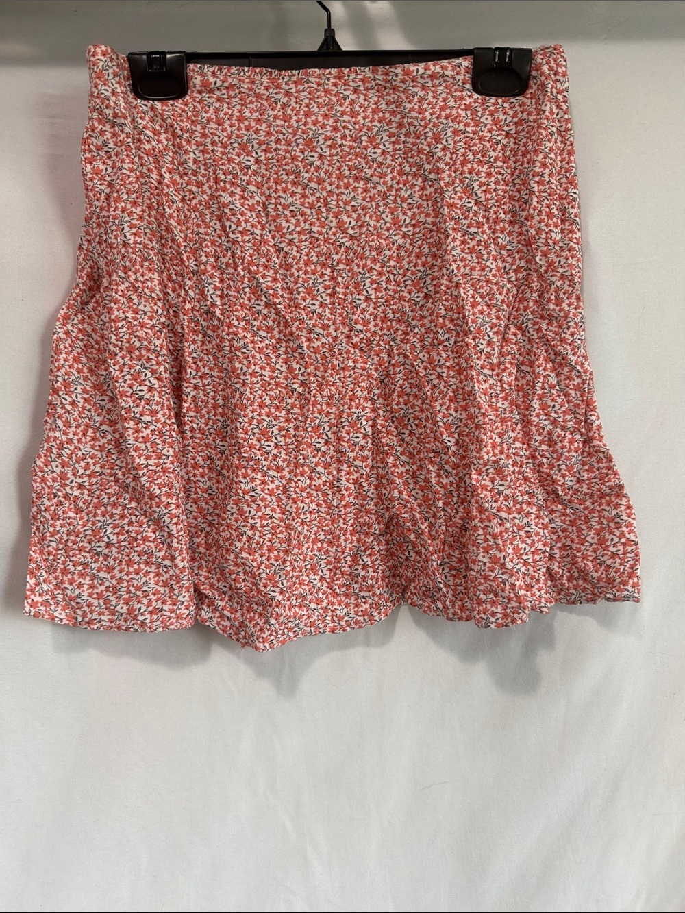 Japna Coral Pink Floral Circle Skirt